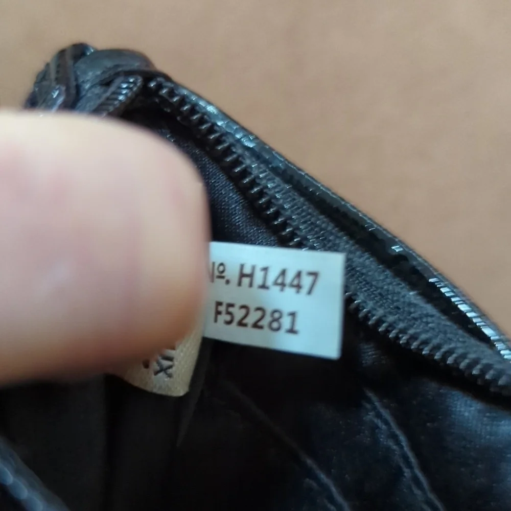 Coach Signature C Black Wristlet 6